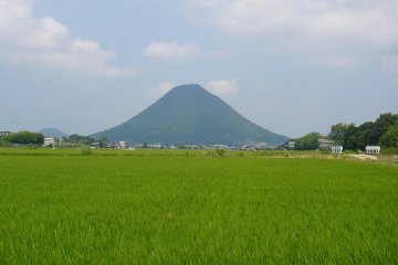 大窪池付近の田園風景